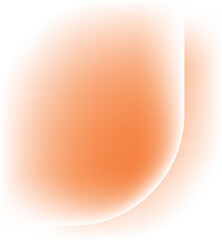 Abstract orange gradient background soft curve design