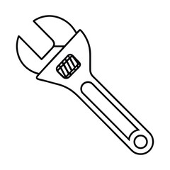 wrench vector icon