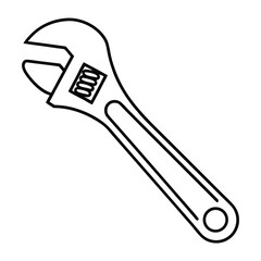 wrench vector icon