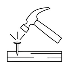 hammer and nail