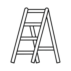 ladder isolated on white background