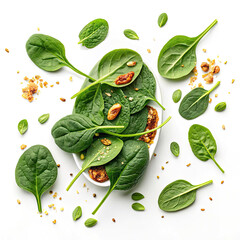 green leaves and berries