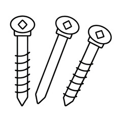 vector illustration of a silhouette of a hammer