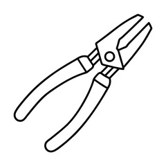 pliers isolated on white