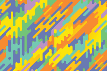 Abstract colorful seamless pattern with transparent background suitable for various design projects