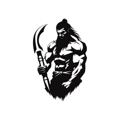 vector illustration of a knight warrior 2