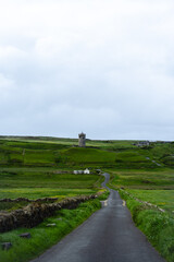Doonagore Castle auf einem gr&uuml;nen H&uuml;gel