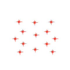 red star pattern background