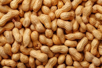 Abundant Peanuts: A Close-Up, Natural Texture Study