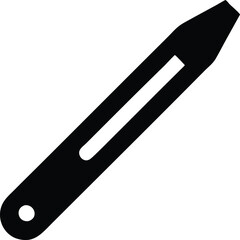 Black Simple Tool Icon Design Vector
