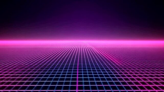 Retro gridscape
