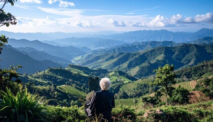 Naklejka premium パーマをかけている男性