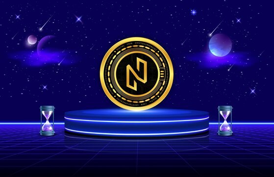 images of the nuls logo on a digital background. 3d illustrations.
