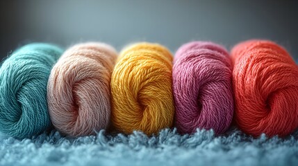 Rainbow Yarn Texture