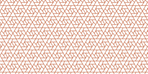 Obraz premium Brown lace fabric silk background texture. Abstract background of seamless geometric pattern 