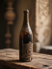 a thousand-year-old wine bottle