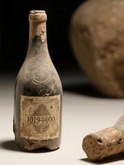 a thousand-year-old wine bottle