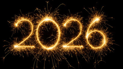 Sparklers 2026 New Year's Eve Celebration Image