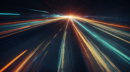 Compliance theme with abstract high speed technology POV motion blur,generative.ai
