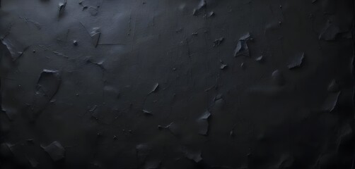 Fototapeta premium Dark Worn Black Paper with Visible Fibers