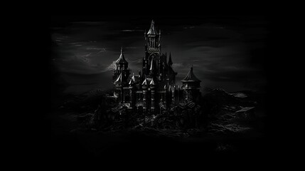 Enigmatic Shadows and Eerie Grandeur - A Mesmerizing Collection of Dark Gothic Castle Wallpapers