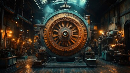 Imposing Industrial Relic: A Steampunk Masterpiece