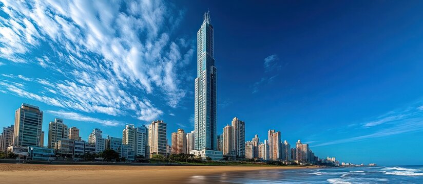 Coastal City Skyline
