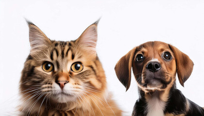 Cat and dog banner