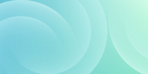Minimalist banner background. Green and blue gradations.Circle geometric background. Simple design. Vector. EPS 10