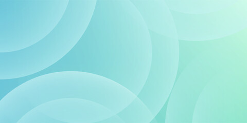 Minimalist banner background. Green and blue gradations.Circle geometric background. Simple design. Vector. EPS 10