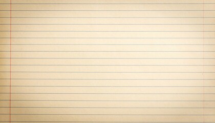 Obraz premium Lined Notebook Paper Texture Aged and Ready for Notes