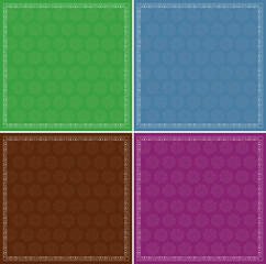 patten with flowers illustration, Set of abstract flower vector patterns, Design Patterns Art Vector Art, Icons, and Graphics