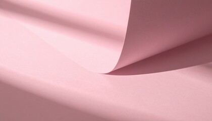 Flowing pink fabric texture studio setting abstract image soft lighting close-up view textile concept