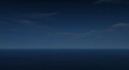 Obraz premium Dark sea and clouds