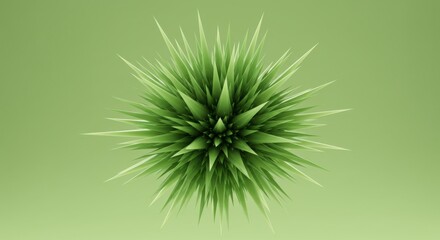 Abstract spiky sphere design