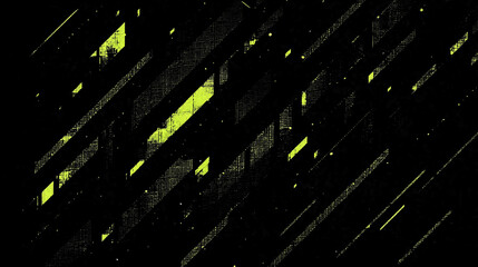動きと強さを表現する黄色と黒のテクスチャ
