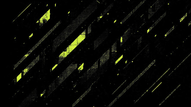 Fototapeta 動きと強さを表現する黄色と黒のテクスチャ