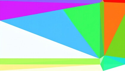 Obraz premium Vibrant abstract design elements digital art colorful geometry creative studio dynamic composition