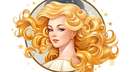Virgo Zodiac Sign Symbol of the Maiden Horoscope Astrology Constellation