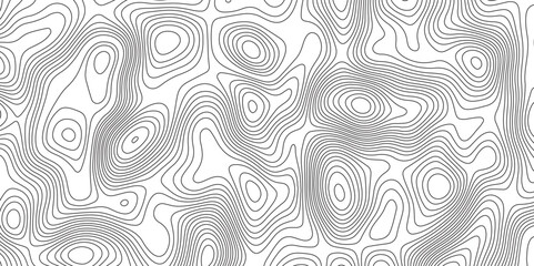Fototapeta premium Abstract Modern design with White background with topographic wavy pattern design. Geographic abstract grid. Geographic curved, vector illustration.
