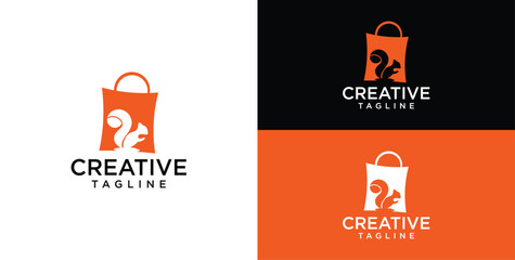 Online Shop Logo designs Template, Vector illustration,