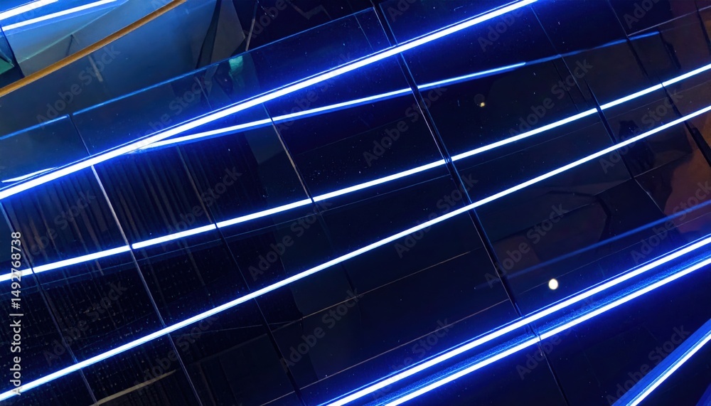 Poster dynamic light patterns urban space abstract image modern environment aerial view futuristic design e
