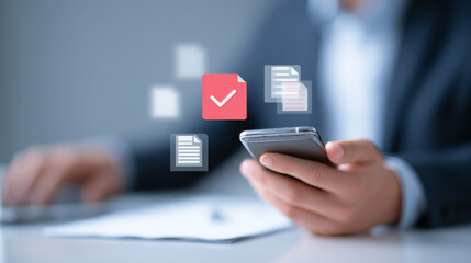 Staff members utilize the document management system to further simplify online document reading and enhance work efficiency