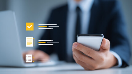 Staff members utilize the document management system to further simplify online document reading and enhance work efficiency