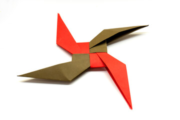 Modular paper star. Origami star