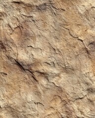Obraz premium Close up of natural stone wall with rough texture in warm brown tones full frame shot