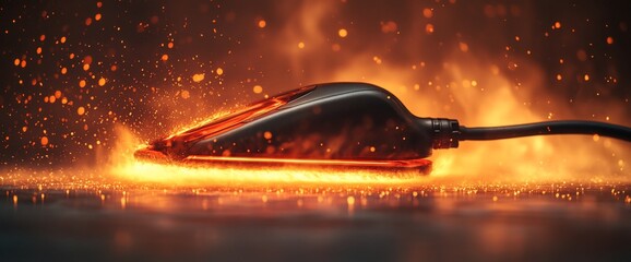 Burning electric device