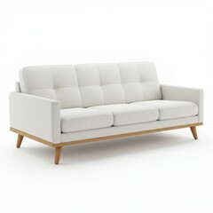 Fototapeta premium luxury sofa on a white background
