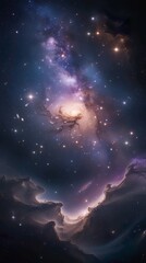 Obraz premium night sky with stars