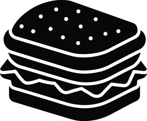 sandwich icon vector illustration
